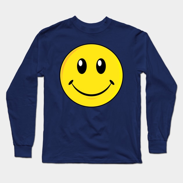 Smiley Face Long Sleeve T-Shirt by detective651